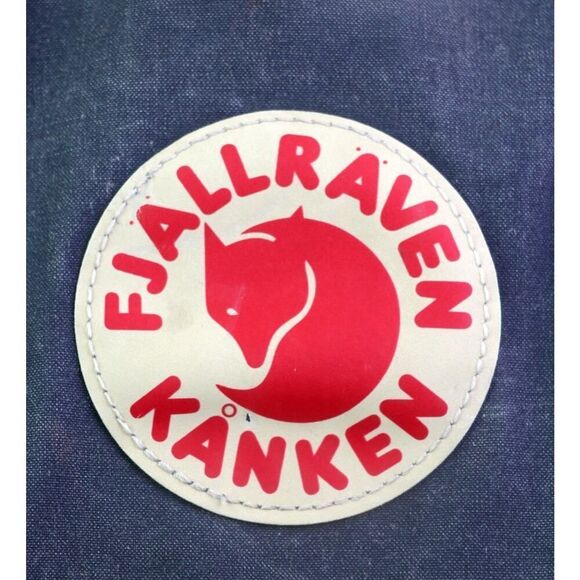 FJALLRAVEN KANKEN GRAY COTTON CANVAS BACKPACK LAPTOP SHOULDER BAG HANDBAG PURSE - Picture 2 of 13